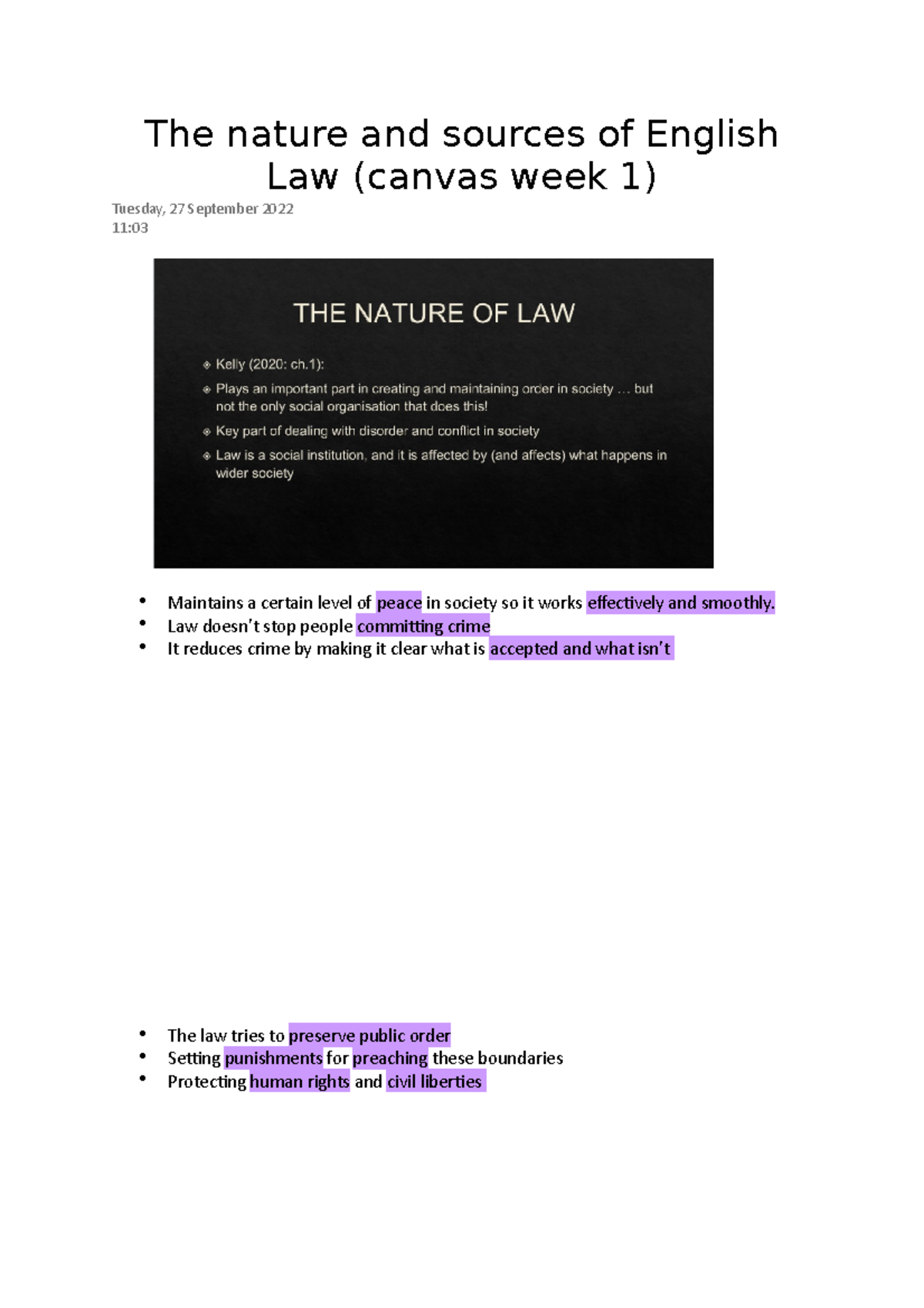 The nature and sources of English Law - The nature and sources of ...
