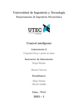 CI Resuelto - Laboratorio 3 - Control Inteligente - Universidad De ...