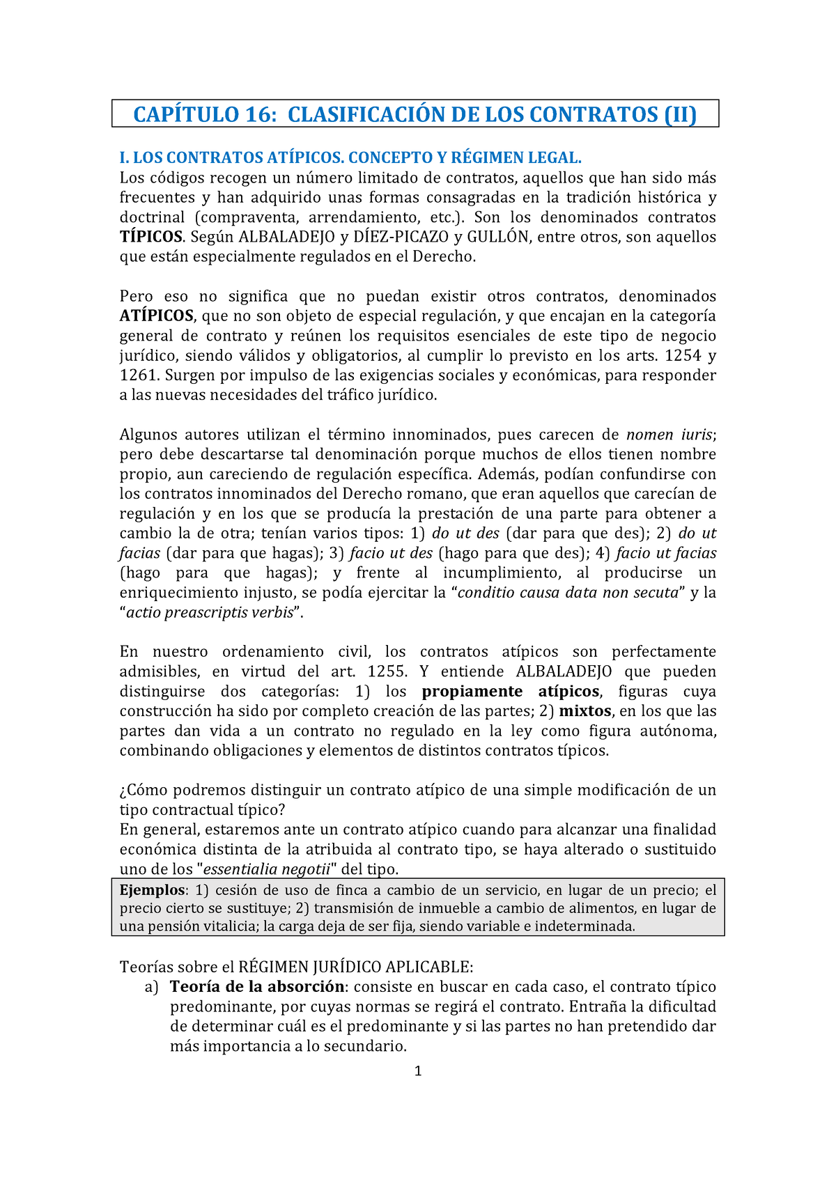 Tema 53 Clasificación De Los Contratos Ii CapÍtulo 16 ClasificaciÓn De Los Contratos Ii 7866