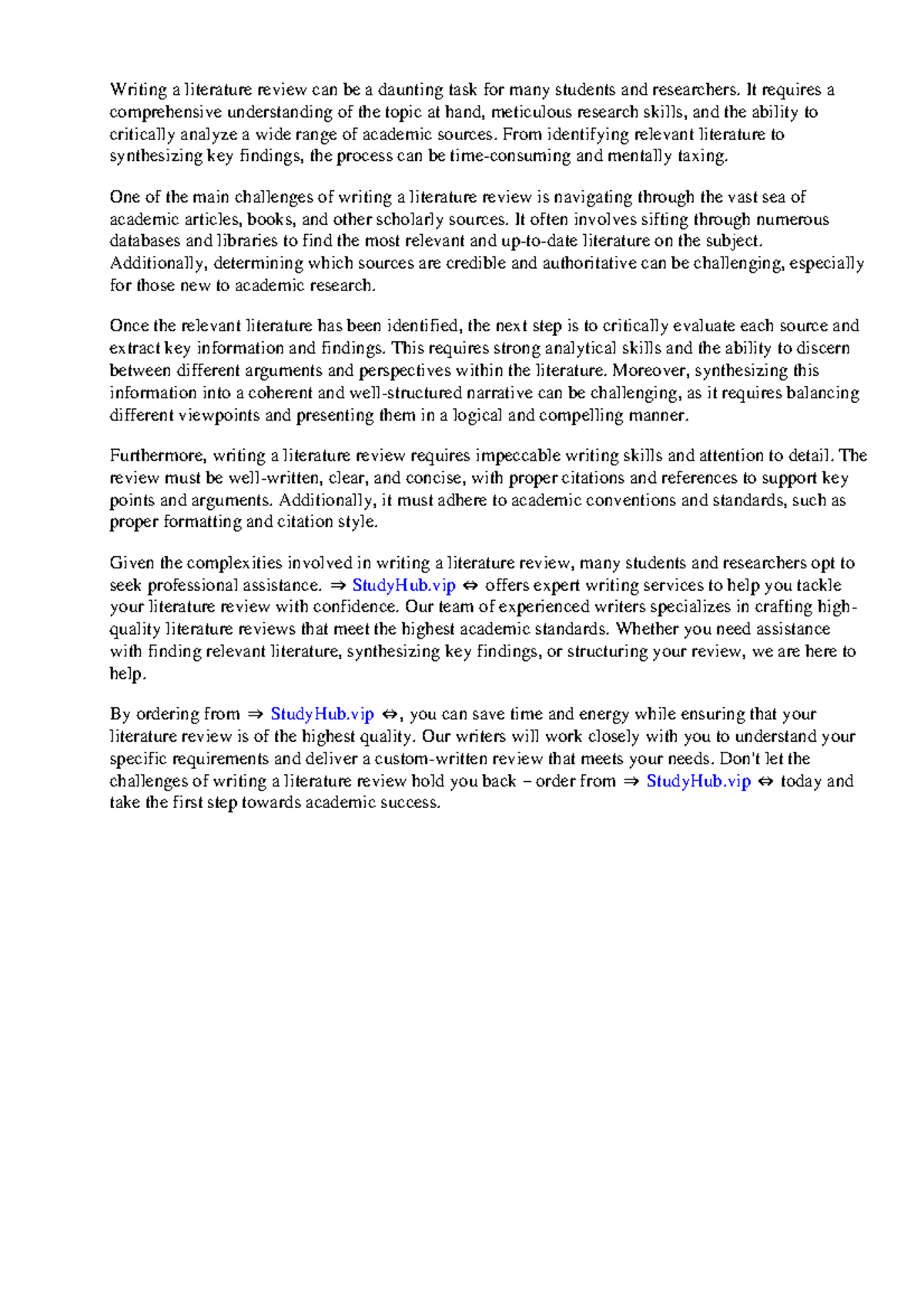 Writing A Literature Review Format - Writing a literature review can be ...