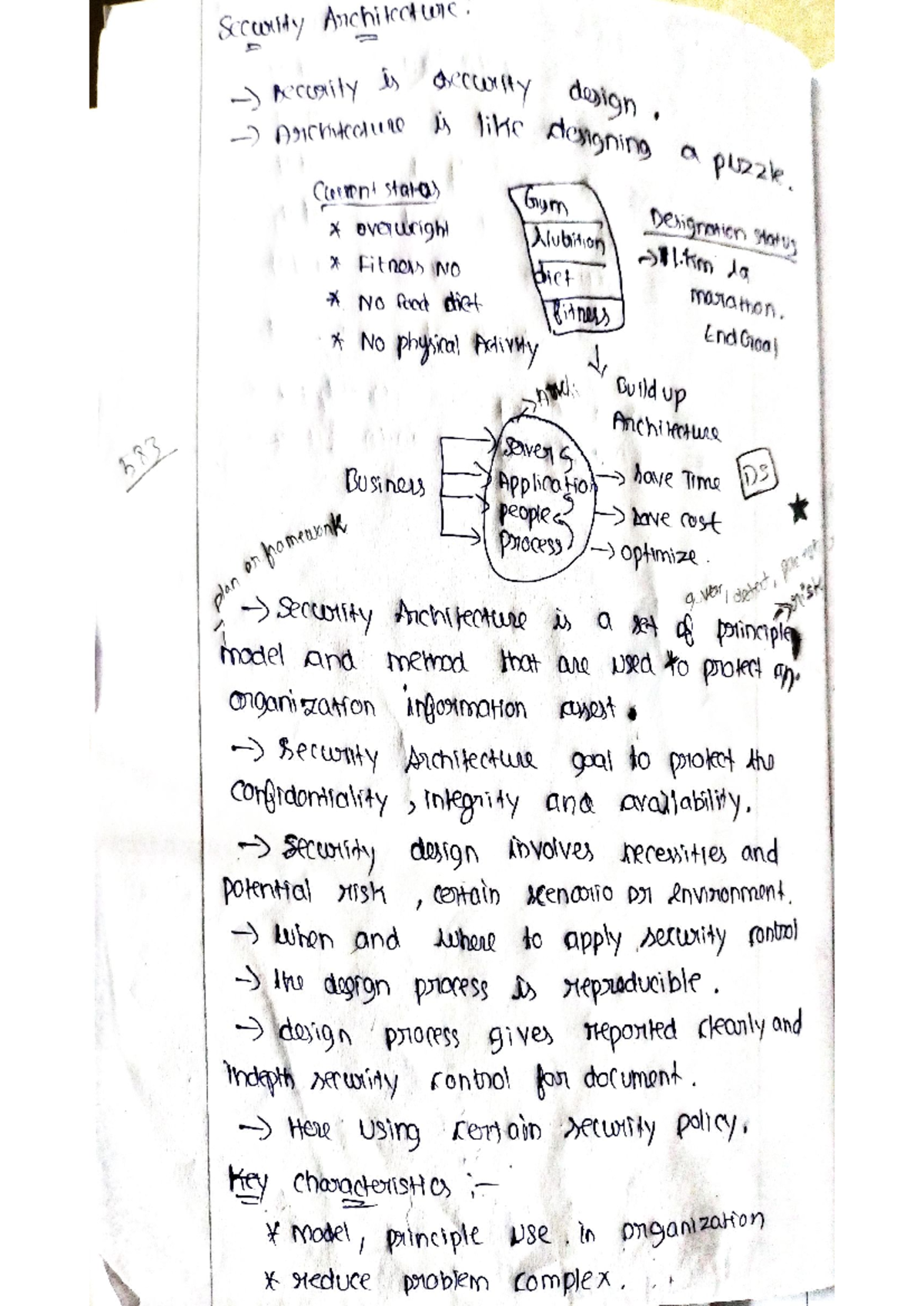 Cyber security unit 4 - Security Architecture security is accurity ...