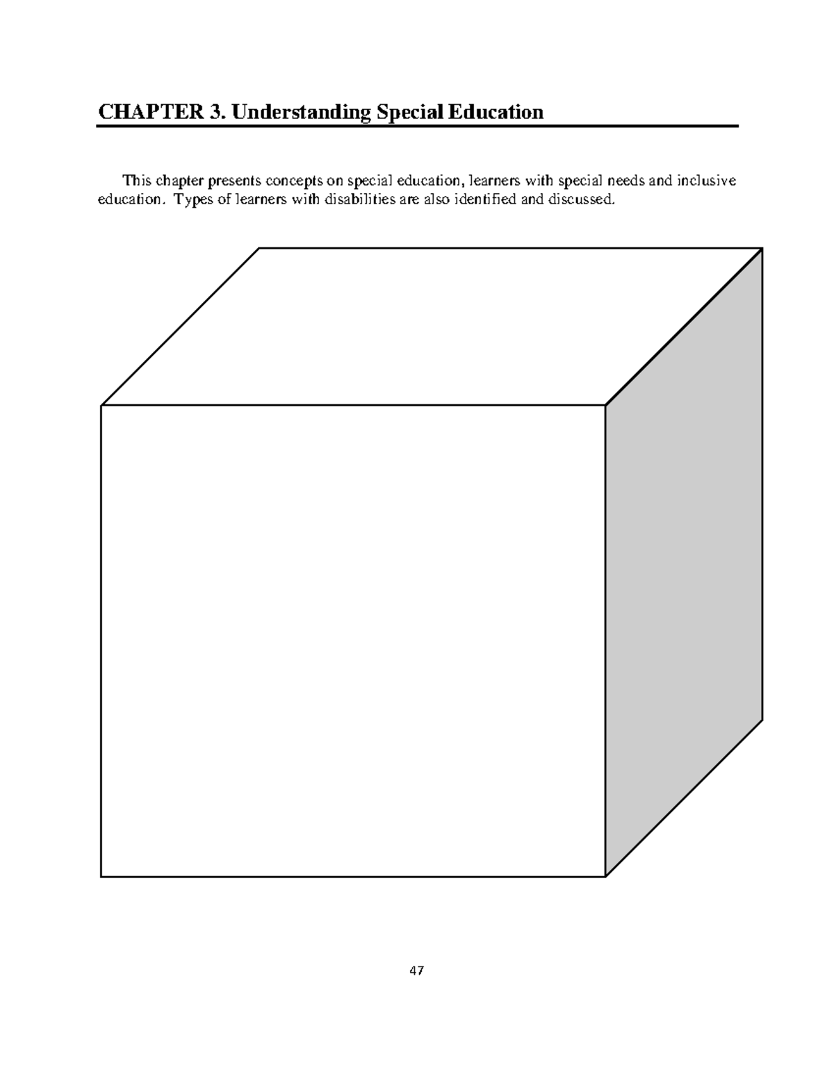 REX SPED Chapter 3 Final Understanding - CHAPTER 3. Understanding ...