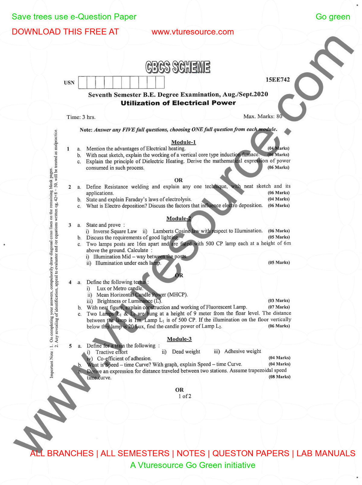Sep2020 Electric Energy Generation, Utilization And Conservation