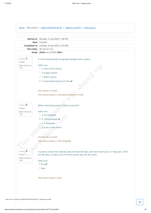 Pdfcoffee - ANSWERS - Question 1 Answer Saved Marked Out Of 1. Flag ...