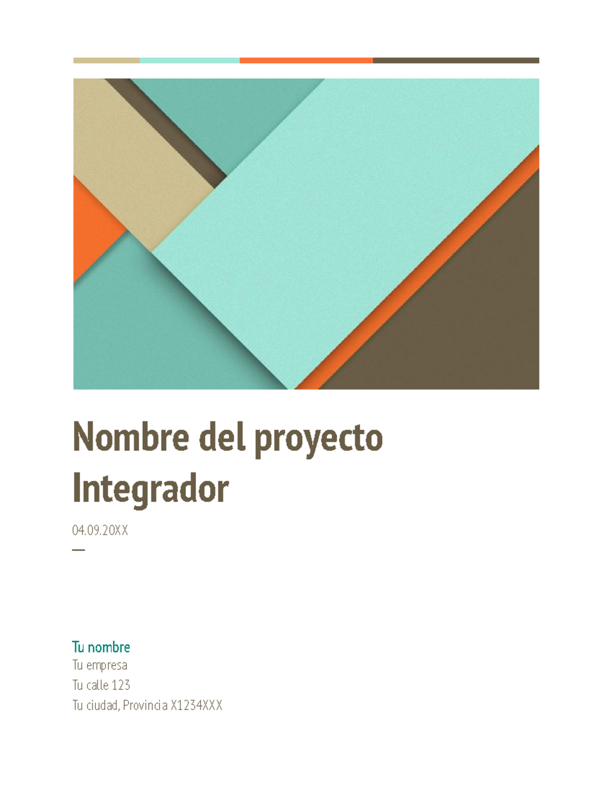 Proyecto Integrador - Gestiòn Financiera - Nombre del proyecto ...