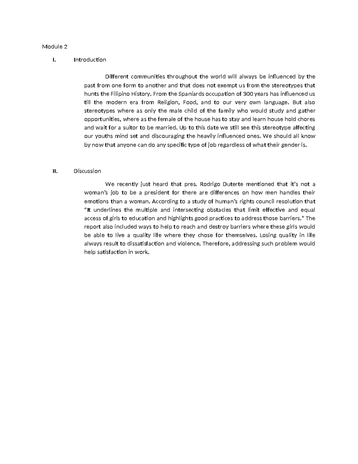 Module 2 GED G&S - GED MOD 2 MAPUA UNIV - Module 2 I. Introduction ...