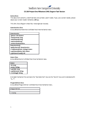 CS 230 Project Software Design Shawn Murphy - Draw It Or Lose It CS 230 ...