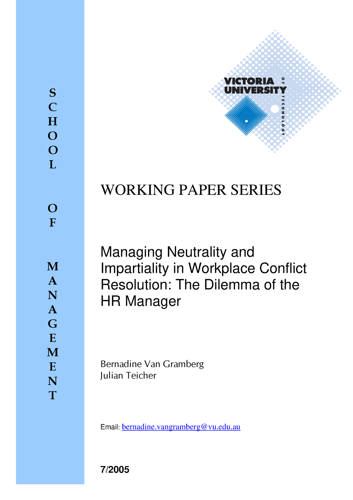 conflict-and-hr-manager-s-c-h-o-o-l-o-f-m-a-n-a-g-e-m-e-n-t-working