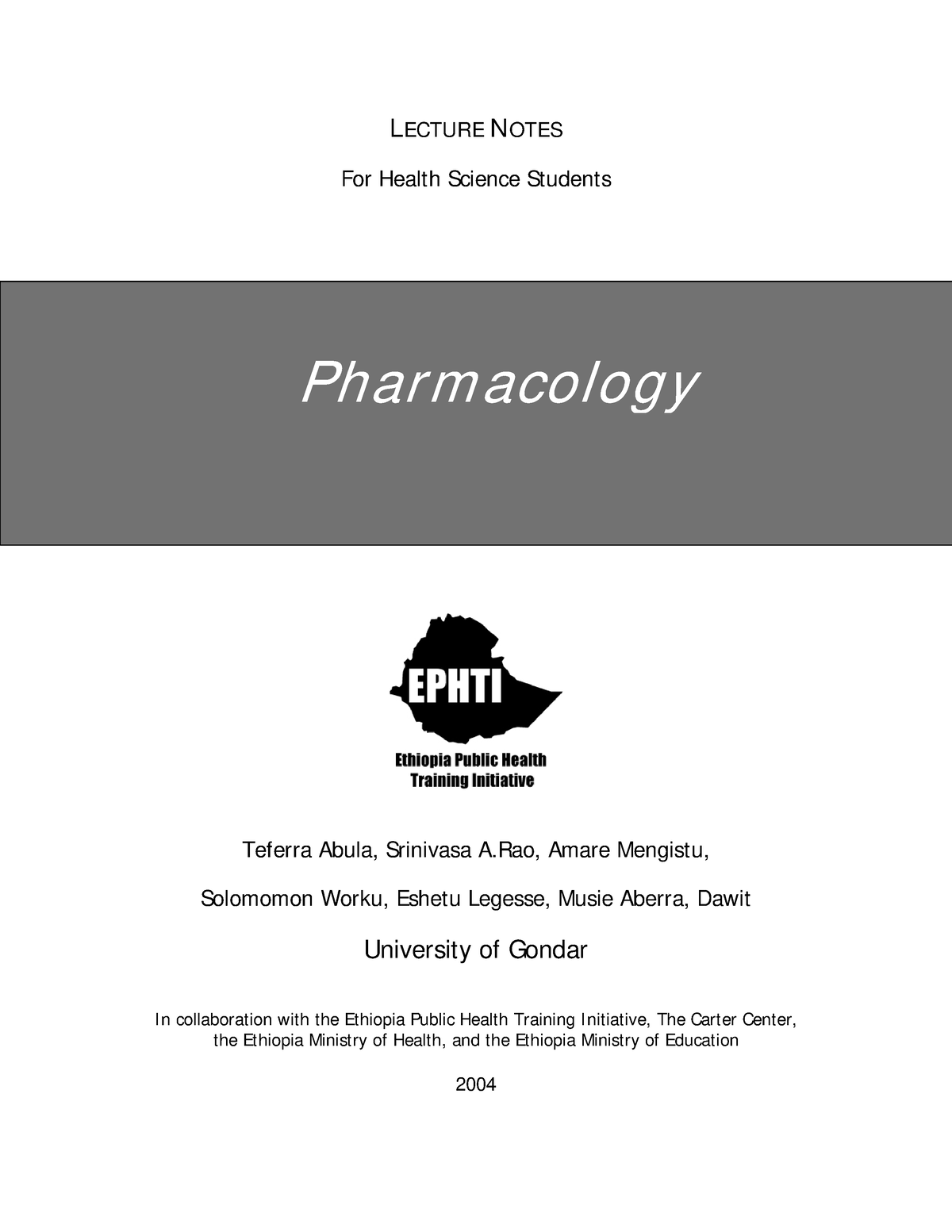 pharmacology-clinical-medicine-kmtc-studocu