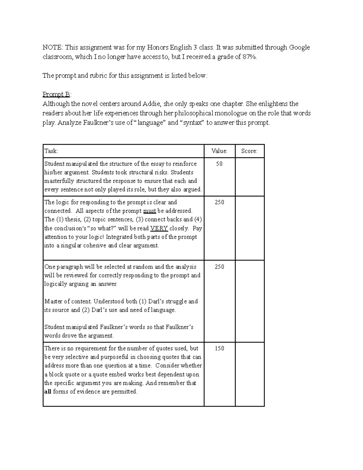 task 3 writing an analytical essay that takes advantage of hindsight