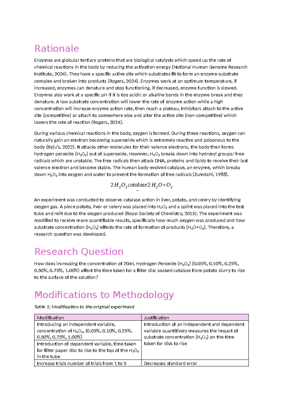 Biology-se - Biology notes - Rationale Enzymes are globular tertiary ...