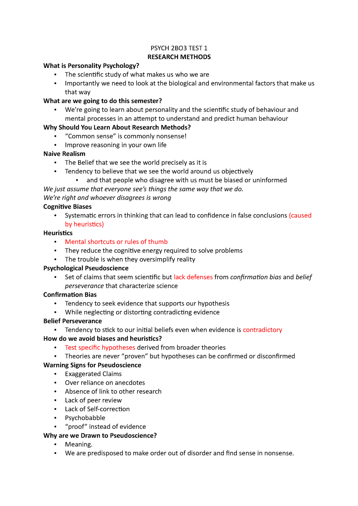 psychology-2bo3-personality-test-1-notes-psych-2bo3-test-1-research