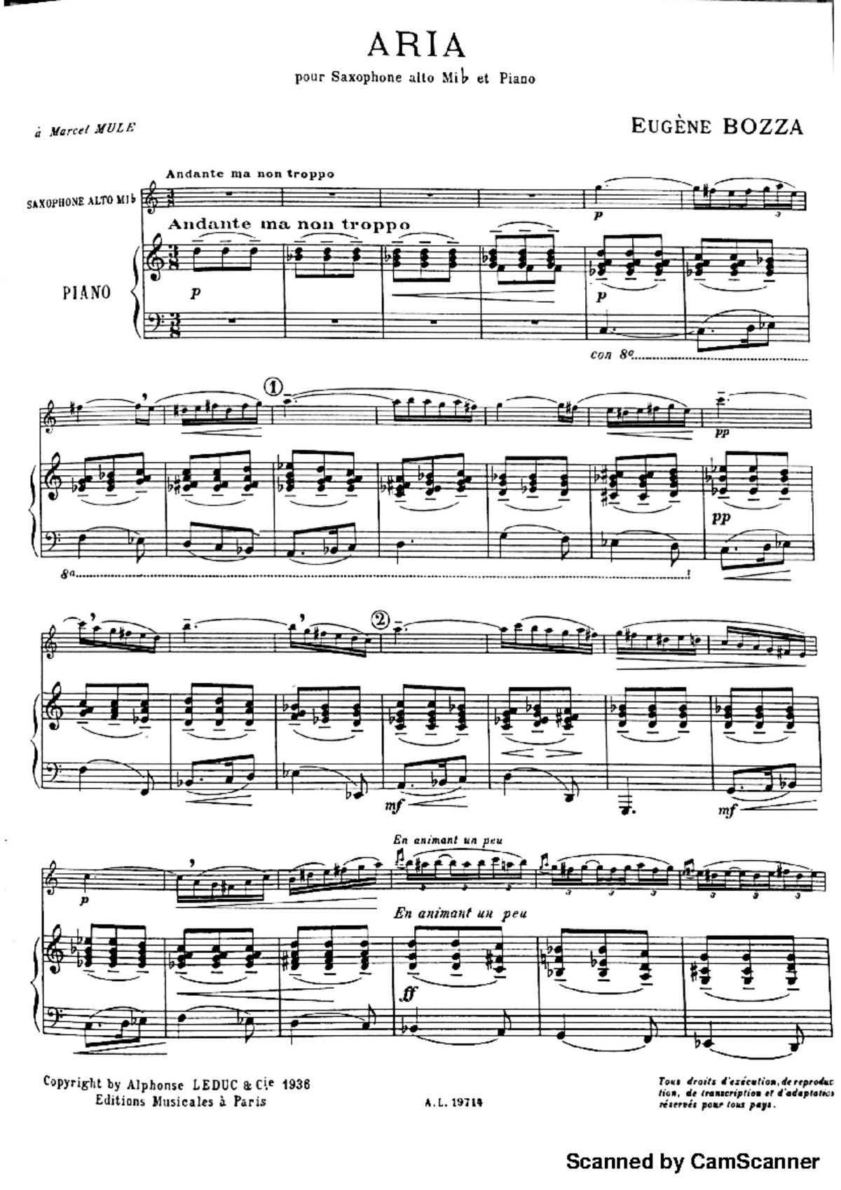 409144101-Aria-Bozza - ARIA pour Saxophone alto Mib et Piano à Marcel ...