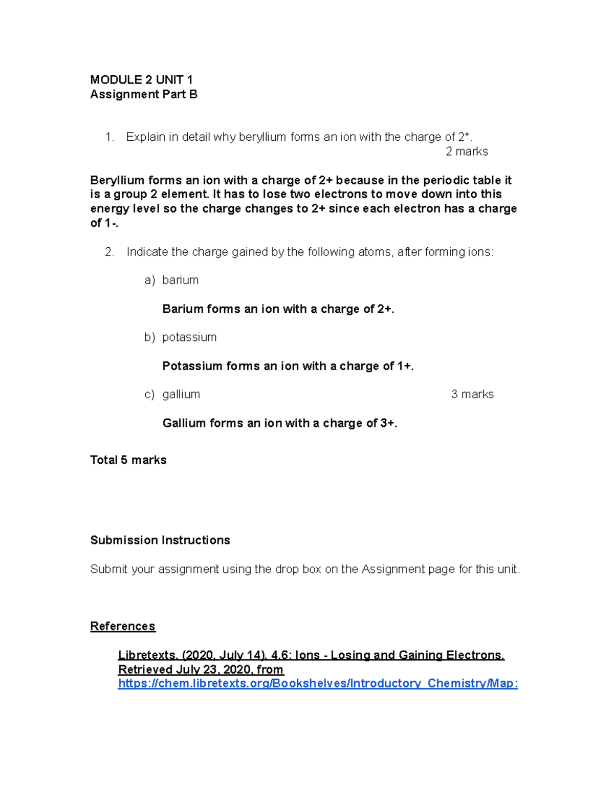 Module 2 Unit 1 Assignment B - MODULE 2 UNIT 1 Assignment Part B ...