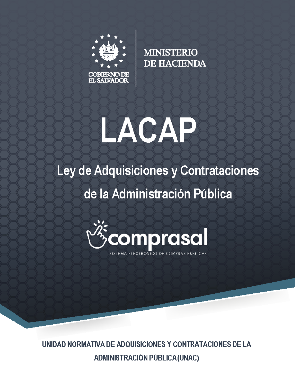 LEY Lacap Actual eeee UNIDAD NORMATIVA DE ADQUISICIONES Y