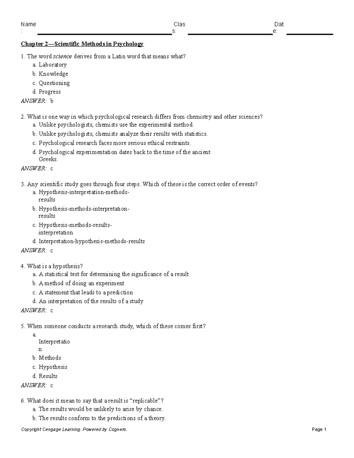 chapter 2 research methods in psychology quiz