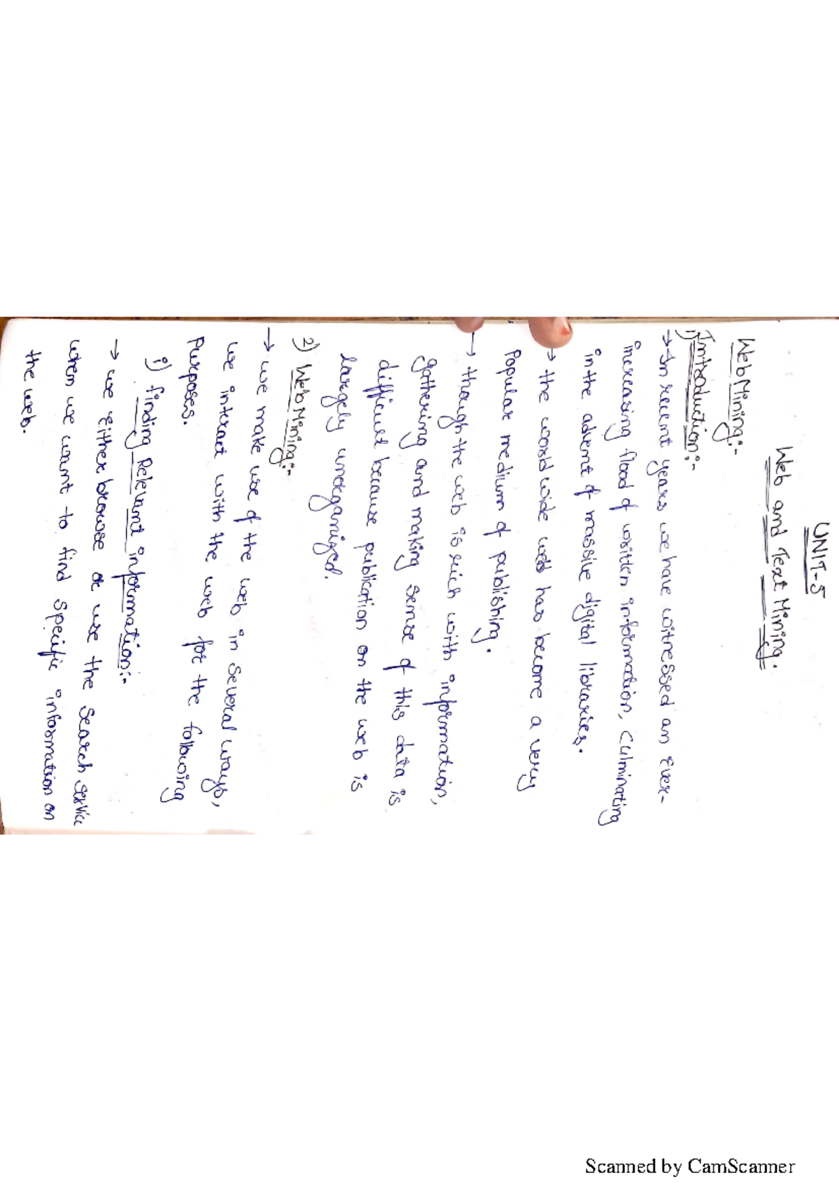 Dm Unit 5 Sdf Data Mining Studocu