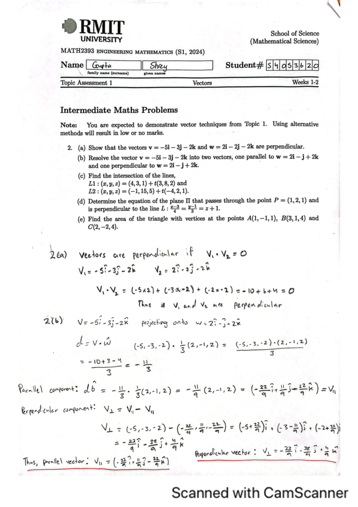 Intermediate questions - MATH2117 - Studocu