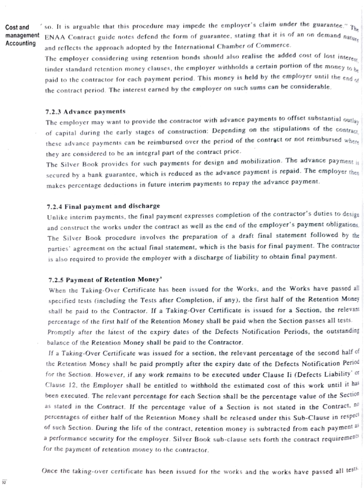 BBA 201 Presentation of contract particulars in the balance sheet (part ...