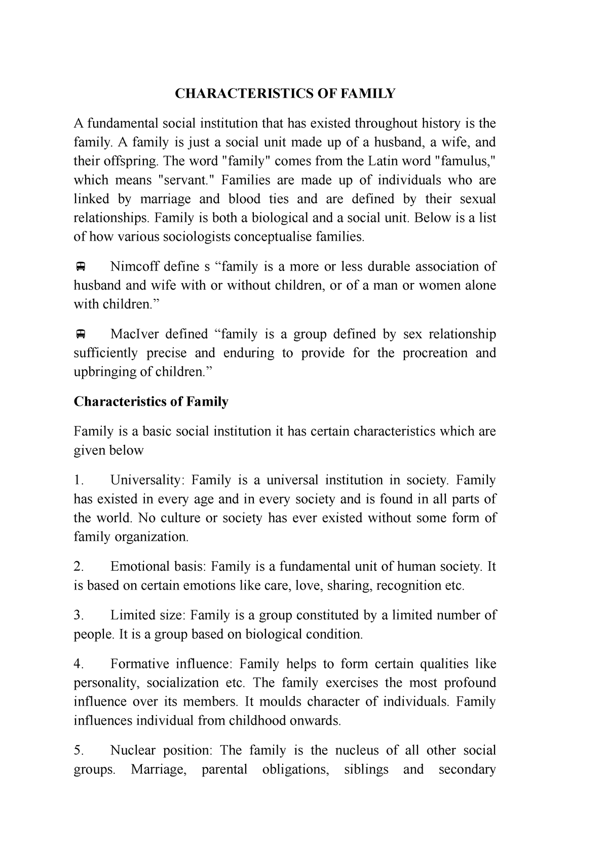 characteristics-of-family-characteristics-of-family-a-fundamental