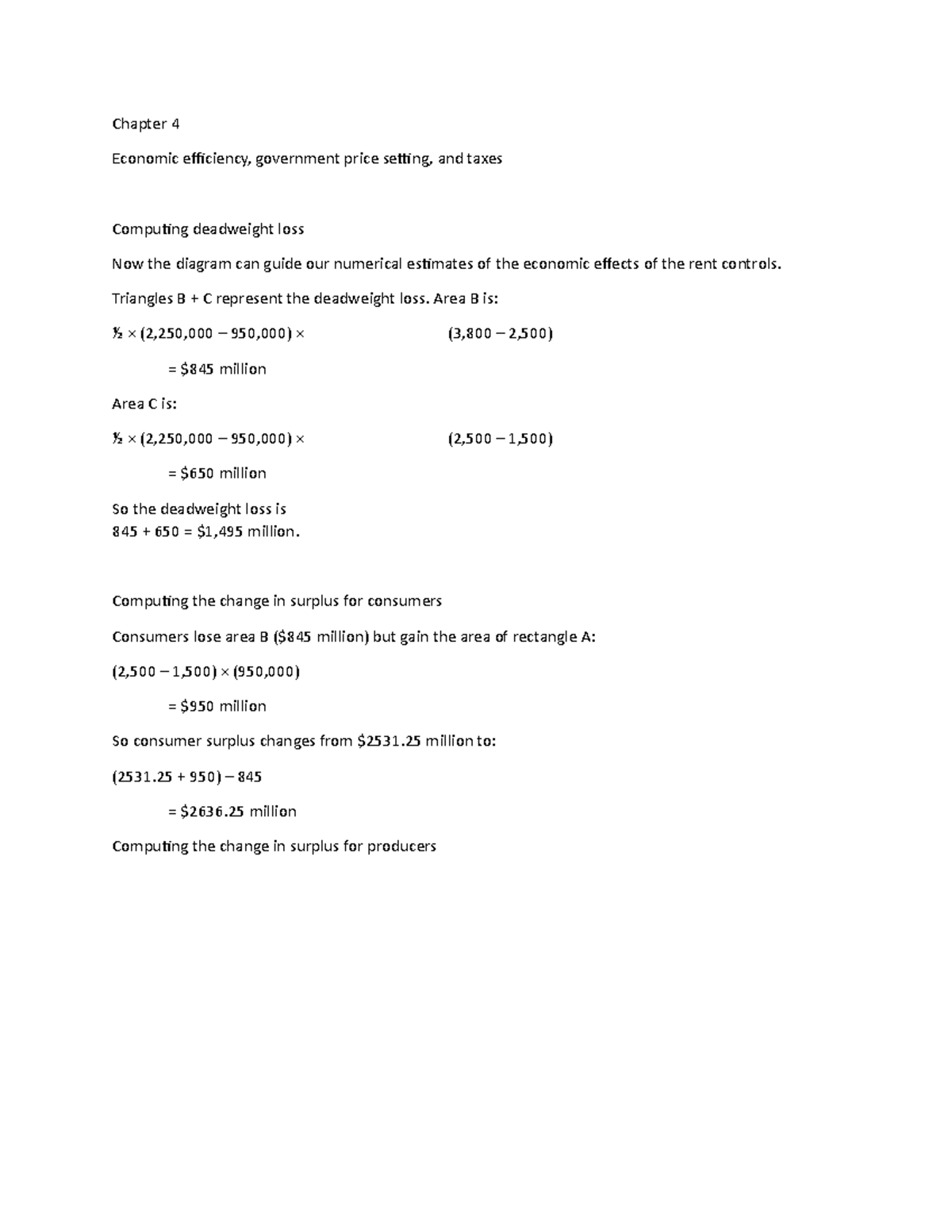 Chapter 4 Lecture Notes 7 - Chapter 4 Economic efficiency, government ...