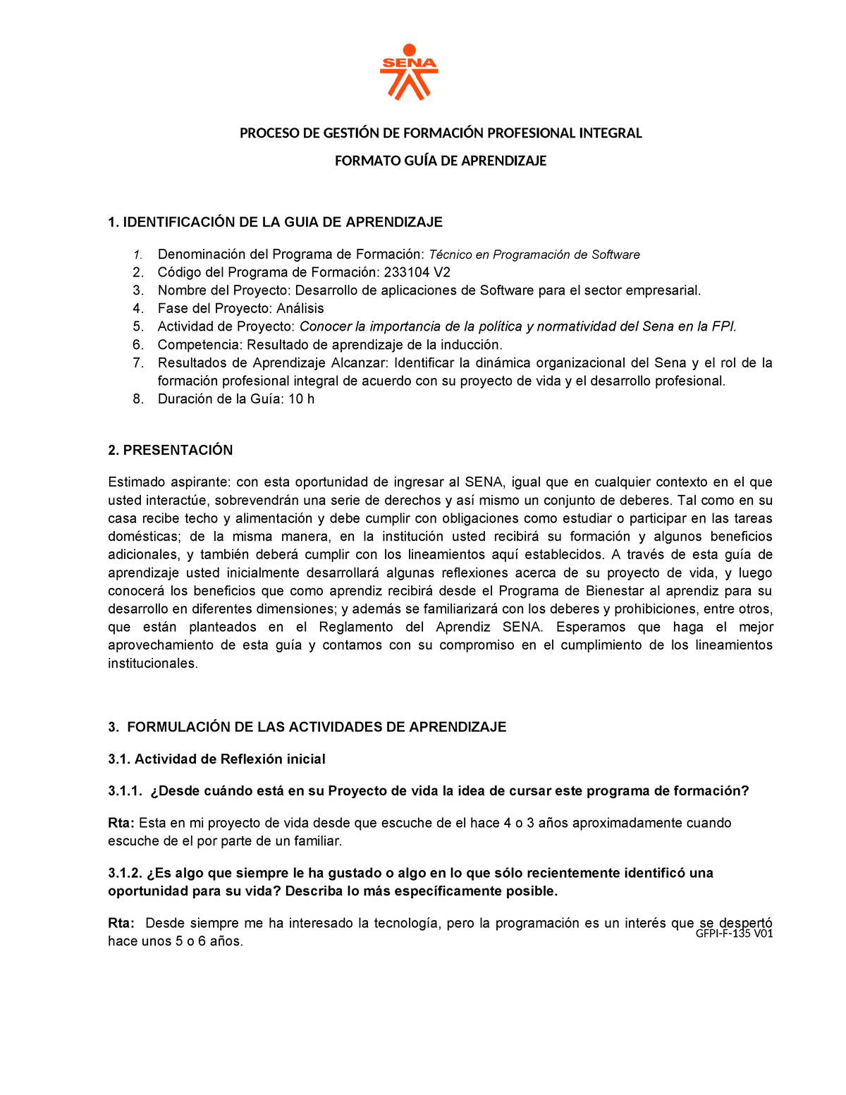 GFPI-F-135 Guia De Aprendizaje Inducción - GFPI-F-135 V PROCESO DE ...