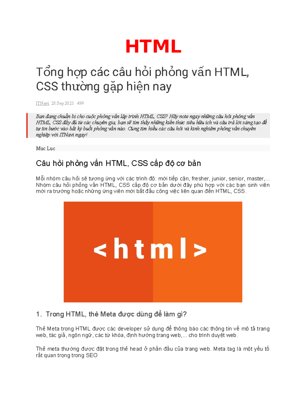 PHP - báo cáo - HTML Tổng hợp các câu hỏi phỏng vấn HTML, CSS thường ...