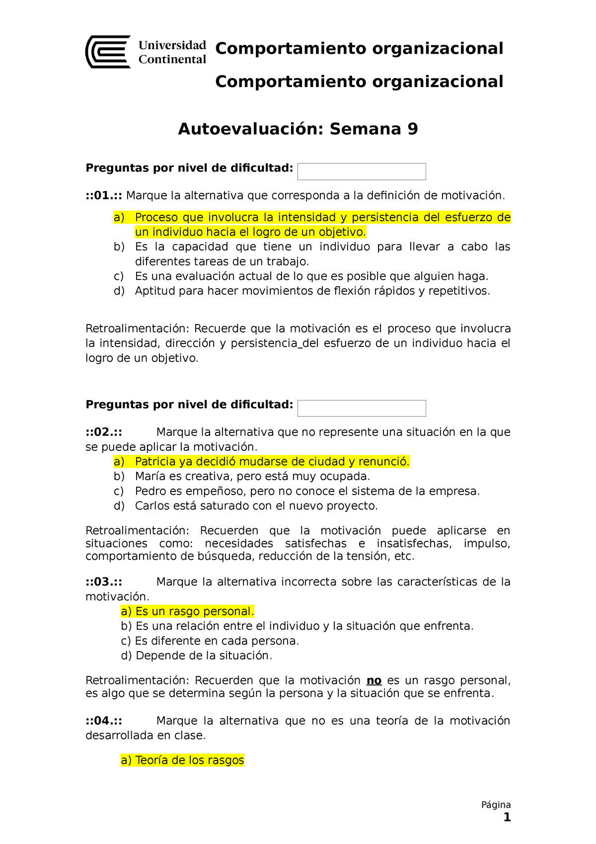 Autoevaluación Semanas 9-10-11-12 CO - Autoevaluación: Semana 9 ...