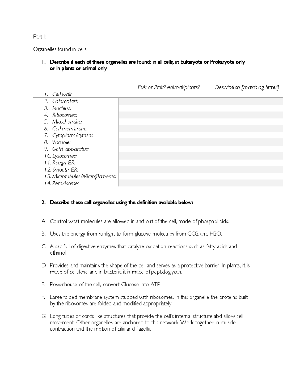 Cell+description - Cell census if. Osmosis IMDb amicus. J - Part I ...
