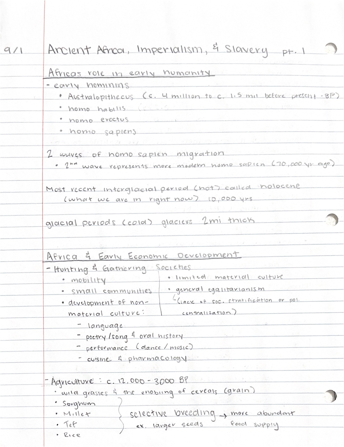 Pre-Colonial Africa Lecture Notes - AFST 2100 - Studocu