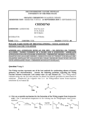 Solutions 1 - chem3743 - Problems with Solutions (compiled from the 7th ...