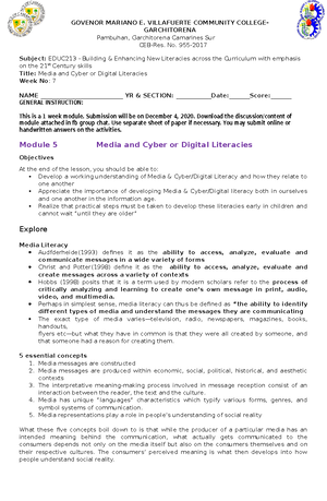 English 10 Module 1 WEEK 1 - English Quarter 1 – Module 1 Use ...