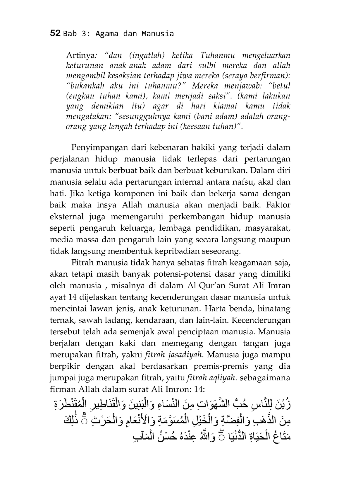 Buku Pendidikan Agama Islam Sebuah Pengantar - 52 Bab 3: Agama Dan ...