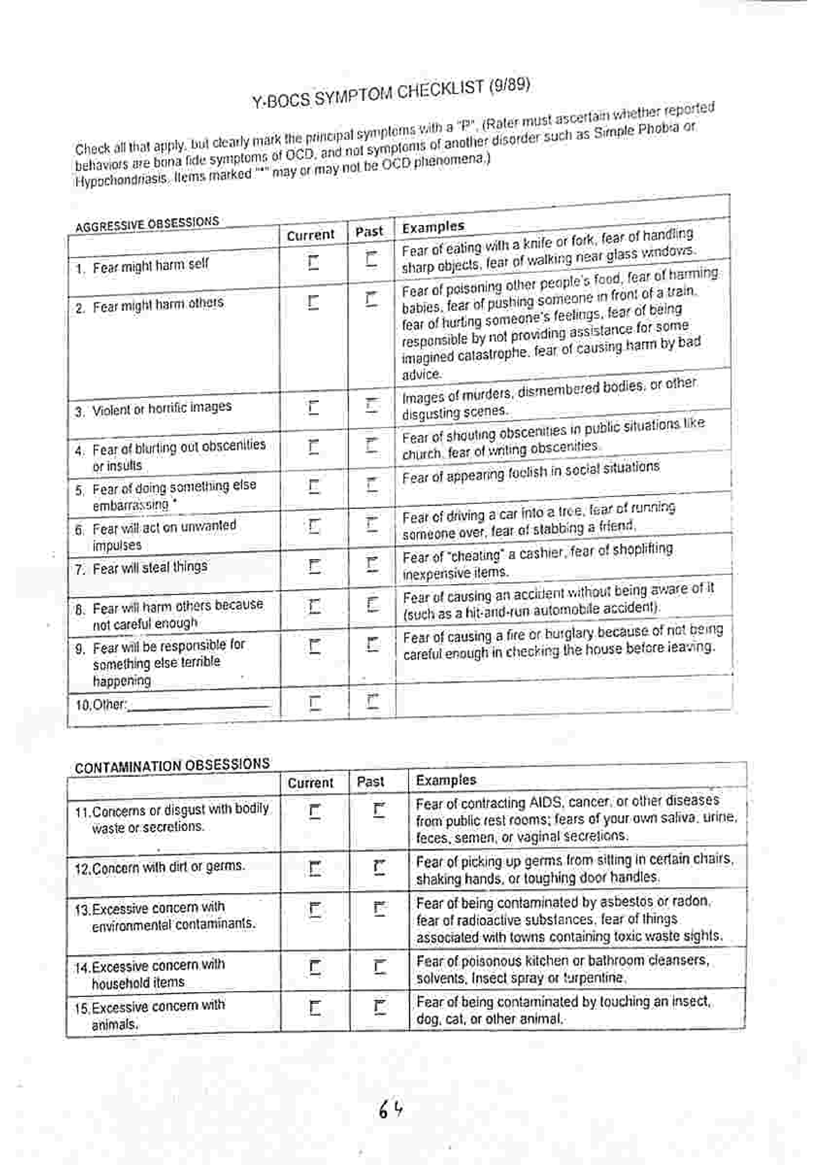 New Ybocs Masters In Psychology IGNOU Studocu   Thumb 1200 1698 