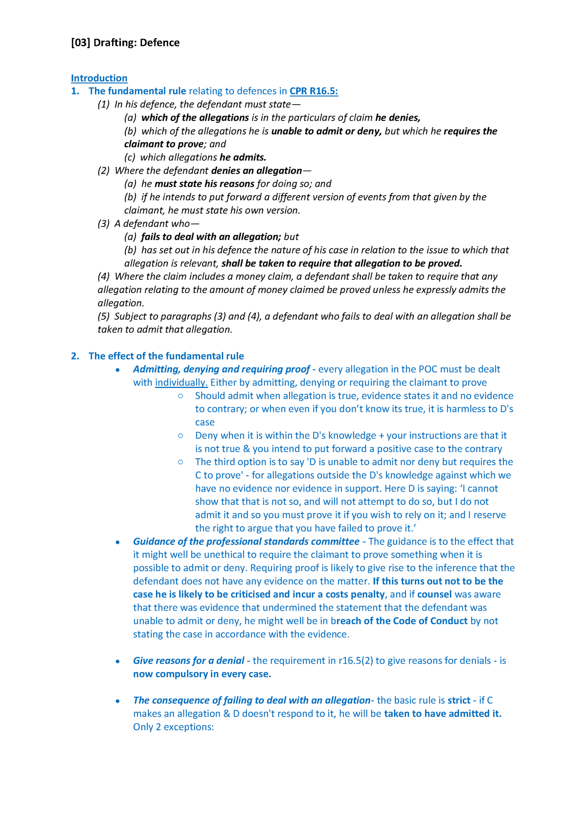 03-drafting-defence-introduction-the-fundamental-rule