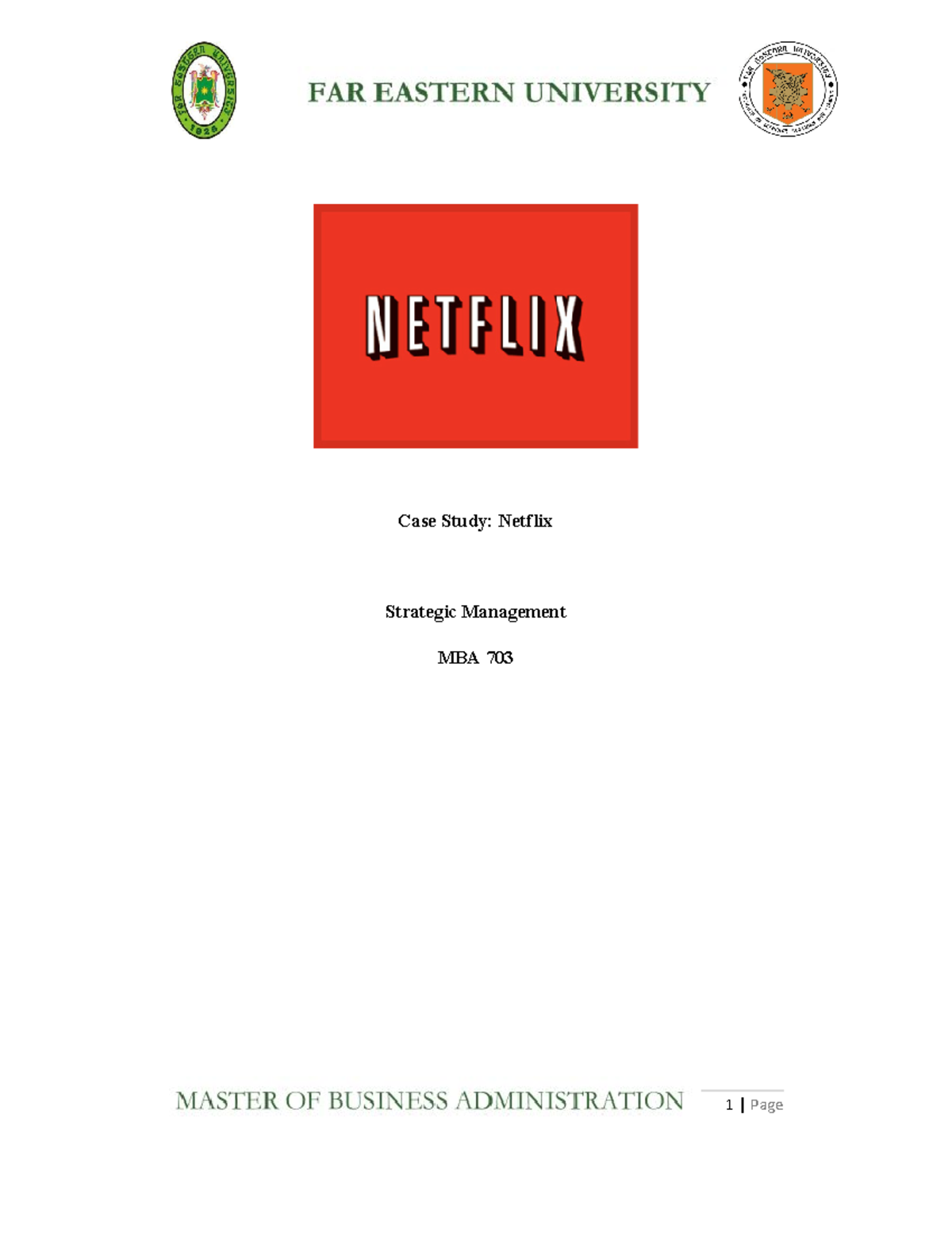 thesis about netflix