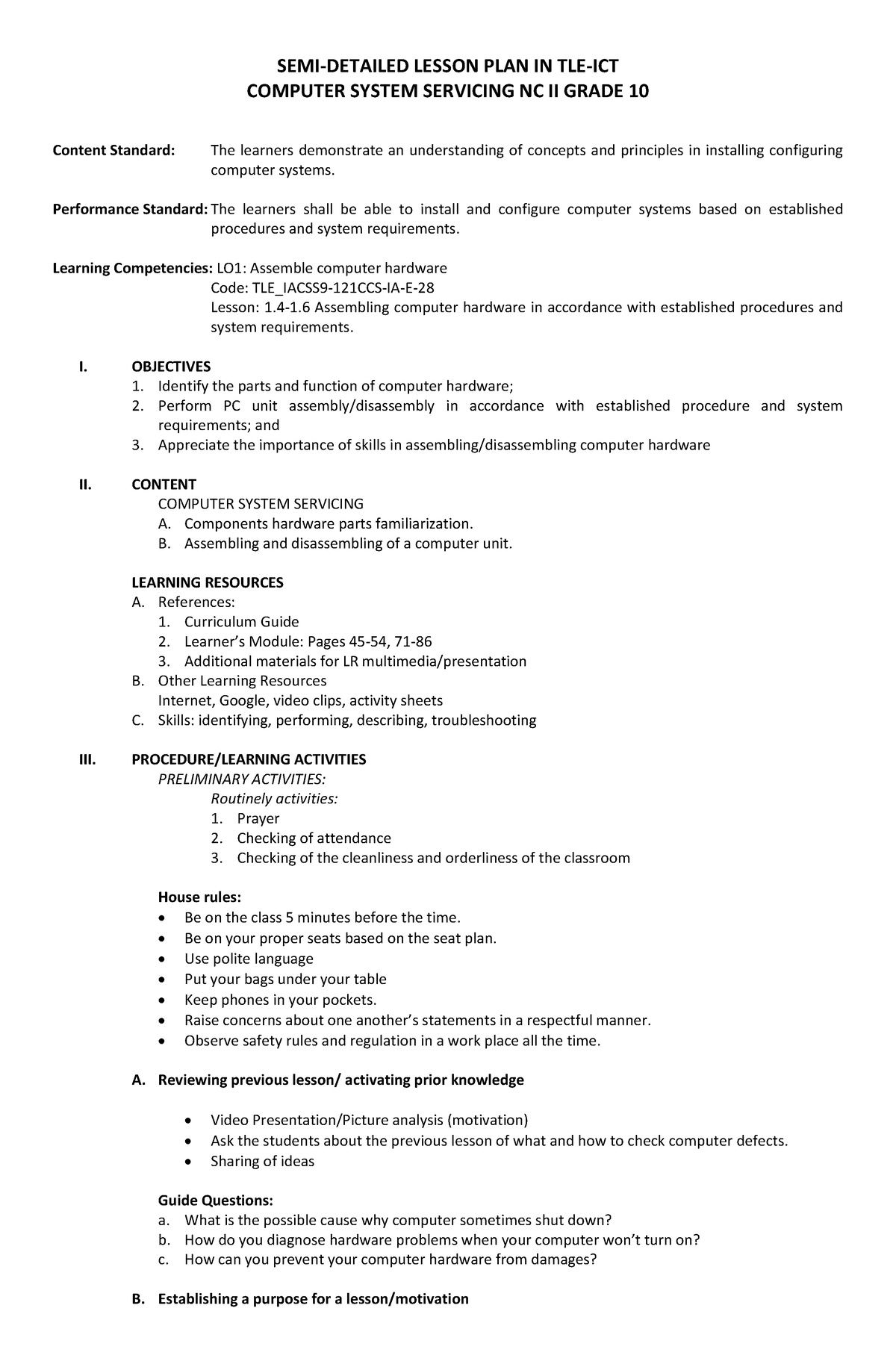 detailed-lesson-plan-computer-semi-detailed-lesson-plan-in-tle-ict