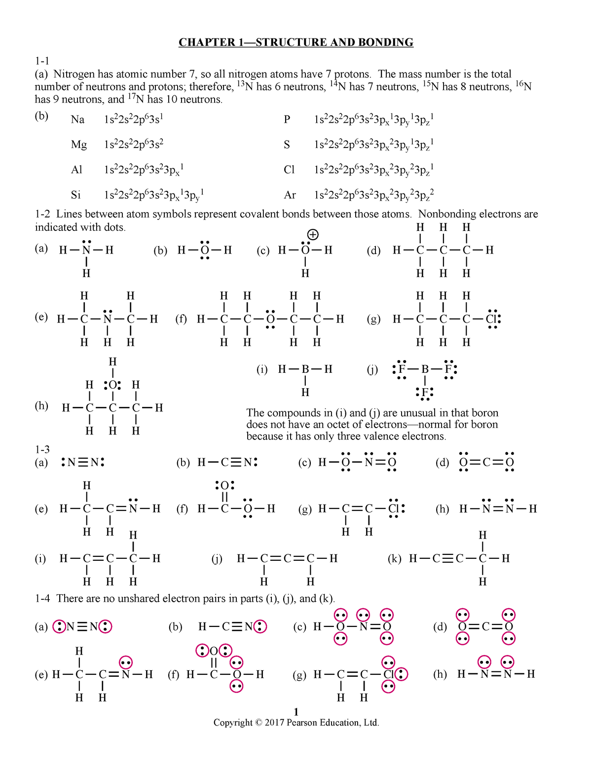 WADE 09 SM C01 - Answers for the problems - 1 1- CHAPTER 1 —STRUCTURE ...