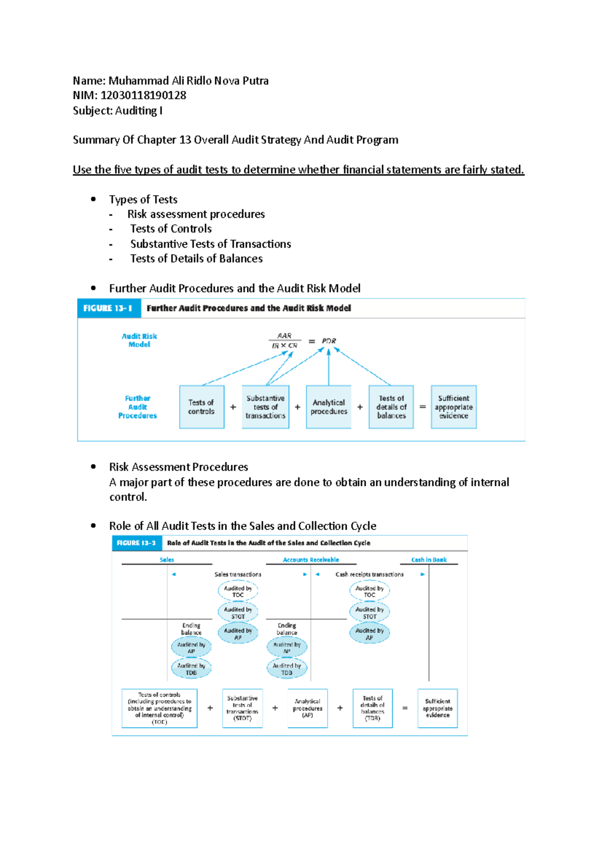 Chapter 13 Auditing I Studocu