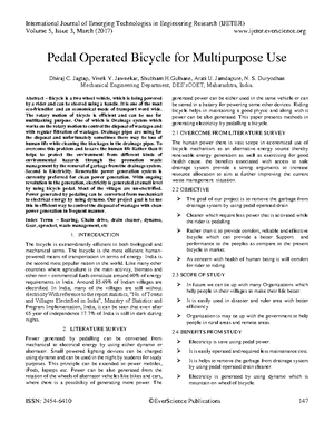 Review Paper of Pedal Power Washing Mach - 10 IV April doi/10.22214 ...