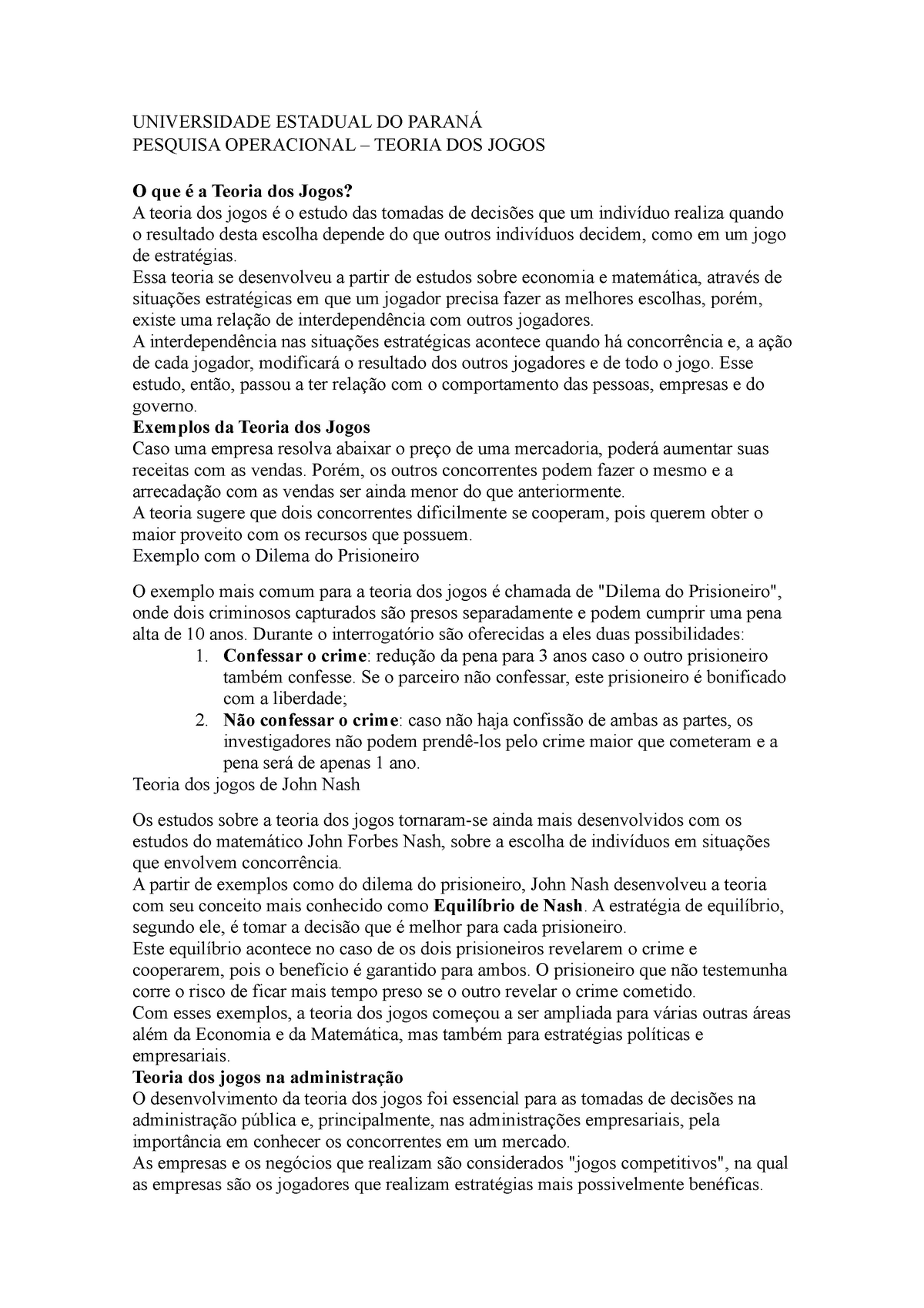 Como o jogo da velha pode auxiliar no entendimento da pesquisa operacional