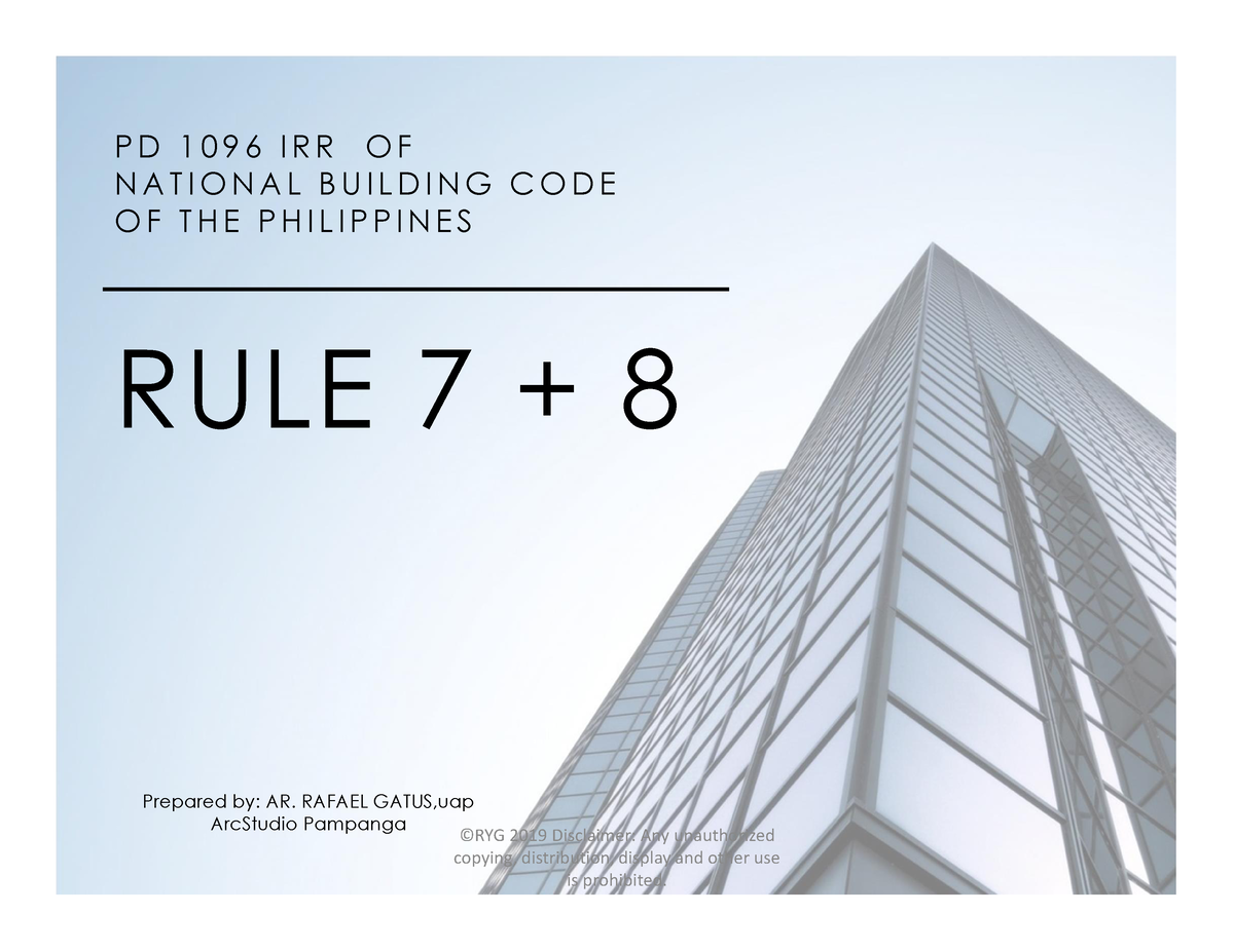 National Building Code Of The Philippines - Guides Online