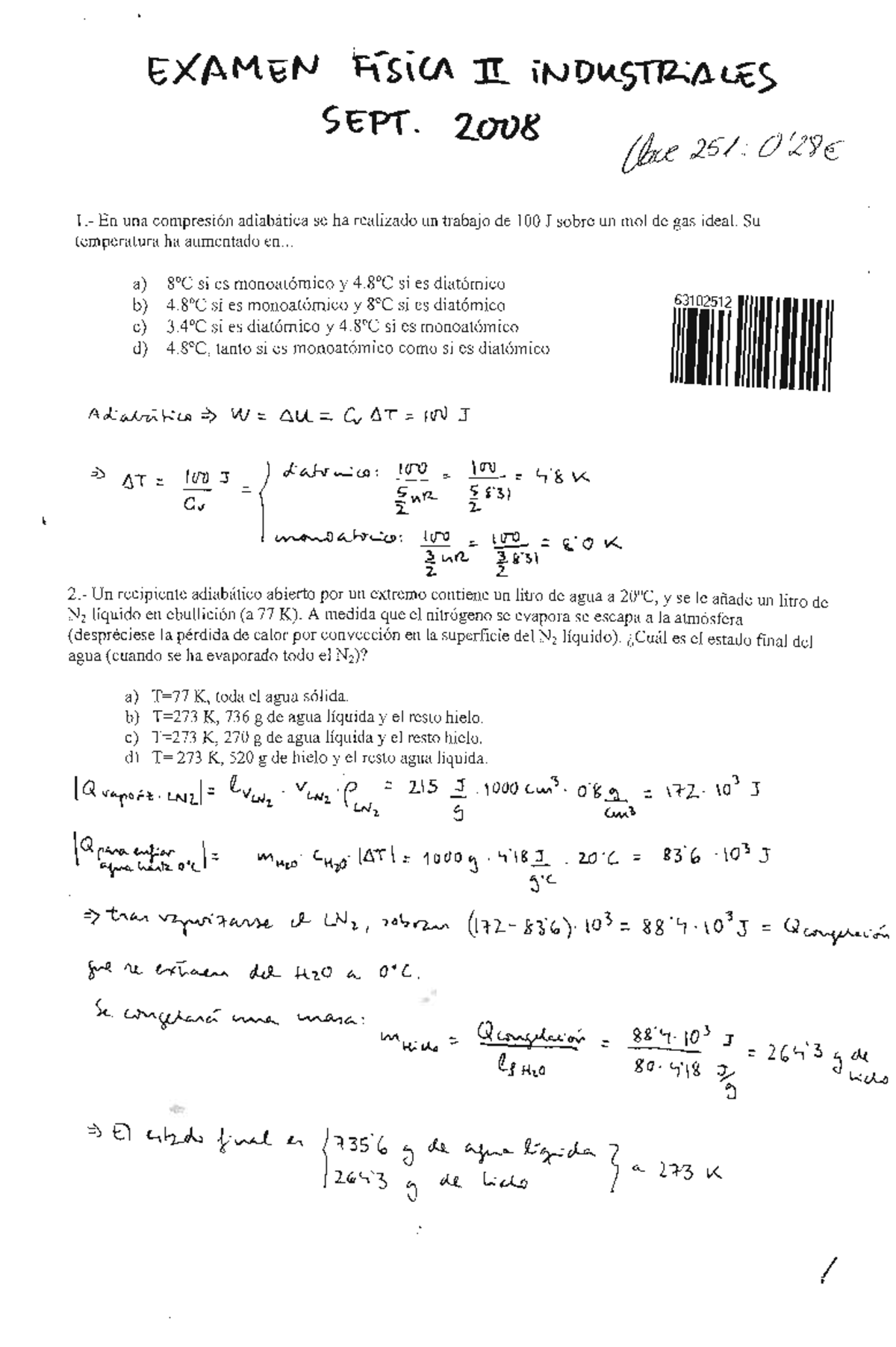 Examen Septiembre 08 Preguntas Y Respuestas Modelo A Studocu