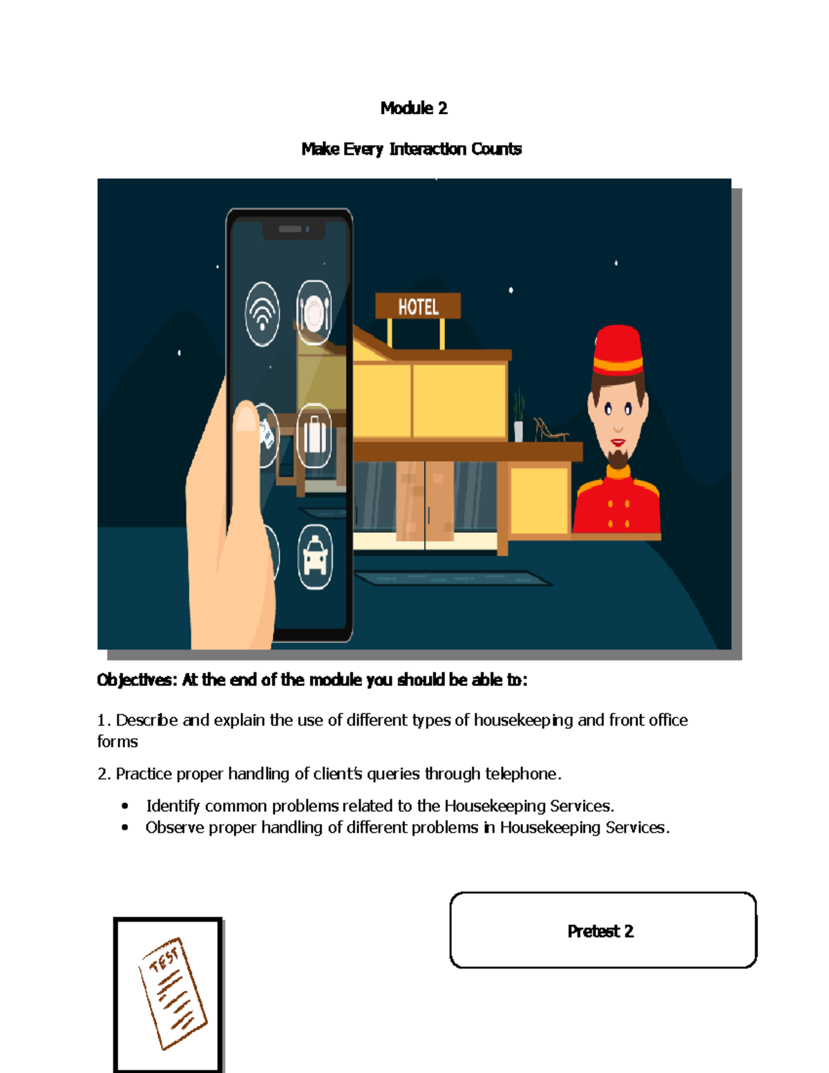Module 2 Housekeeping - Use of different forms - Module 2 Make Every ...
