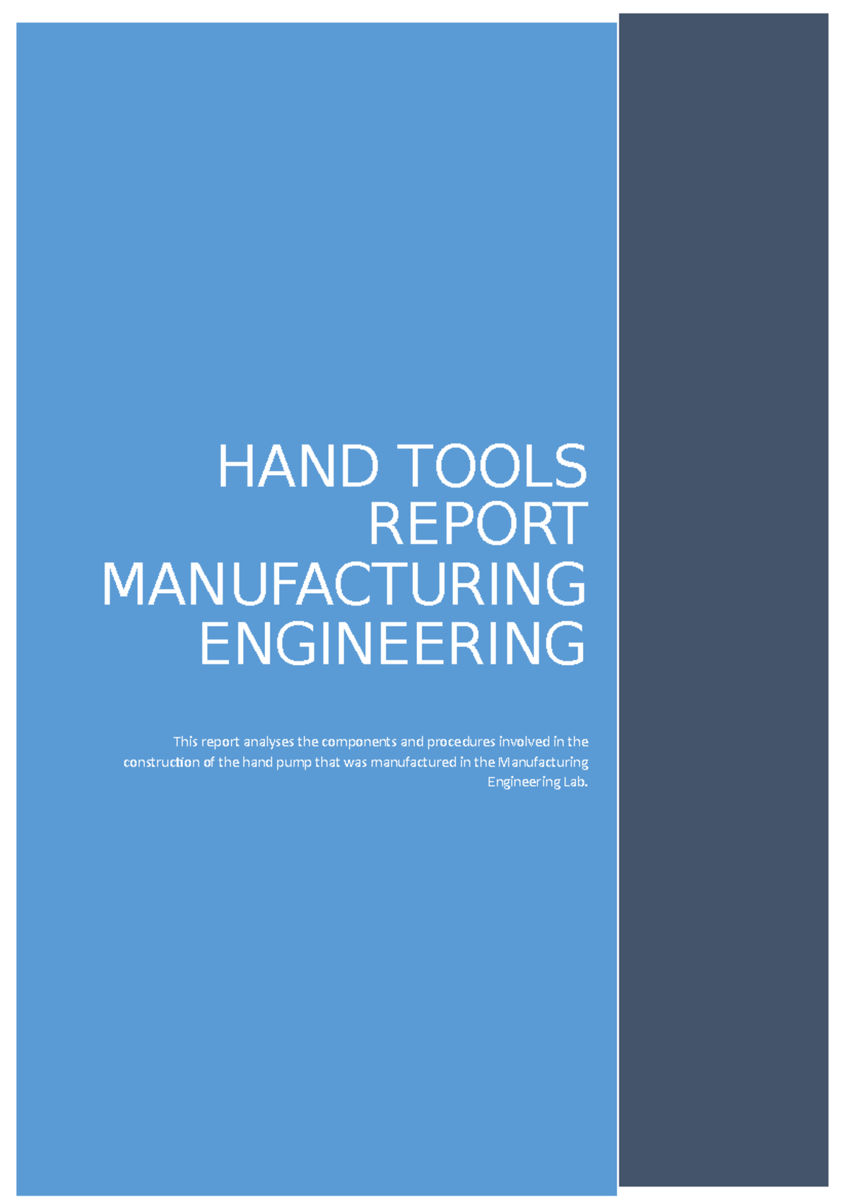 Hand Tools Report - 95/100 - HAND TOOLS REPORT MANUFACTURING ...