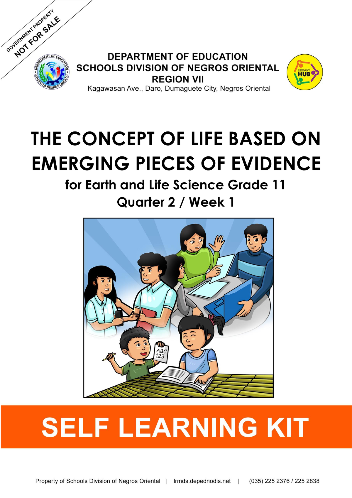 Earth LIFE Science - Q2 - Week 1 - THE CONCEPT OF LIFE BASED ON ...