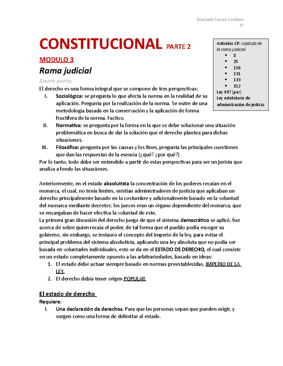 Constitucional P2 - Apuntes 1-2 - 2C CONSTITUCIONAL PARTE 2 MODULO 3 ...