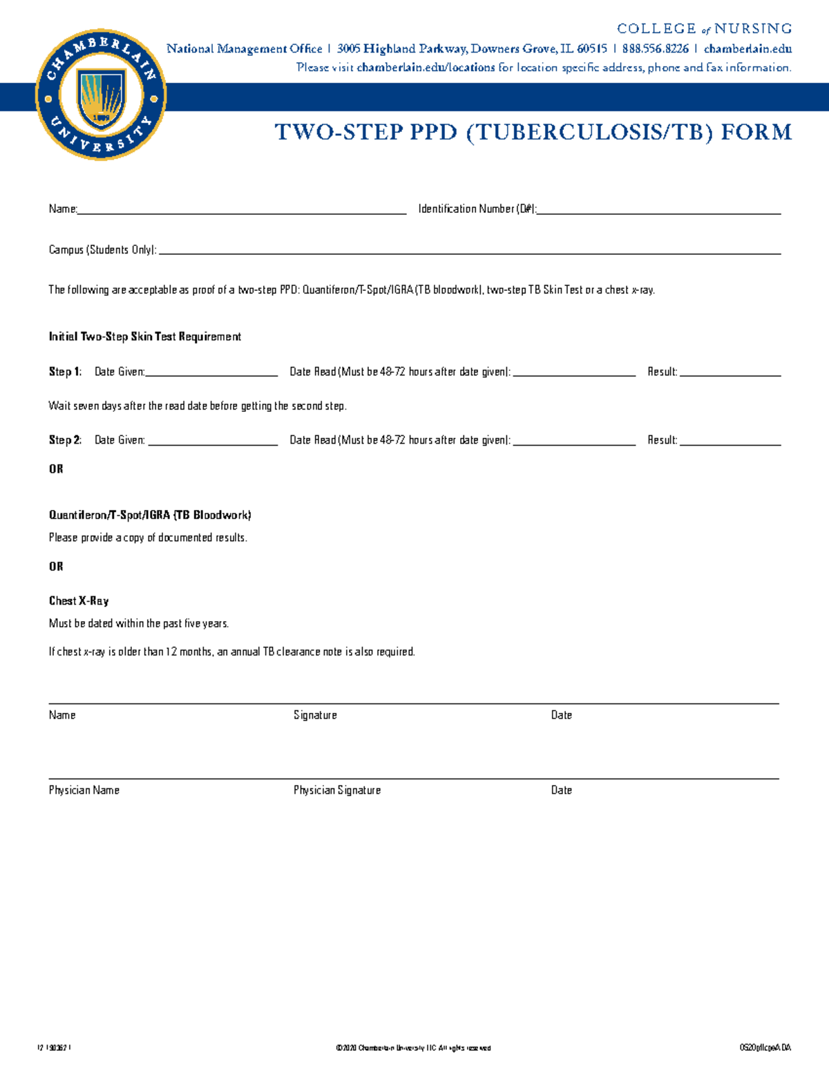 CCN TB - Notes - C O L L E G E o f N U R S I N G National Management ...