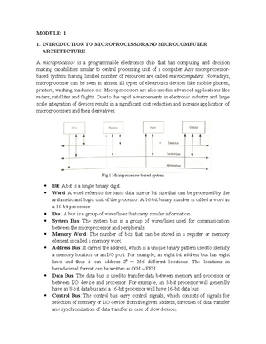 Lecture Note Mmpmc m4 - BY MANOJ SIR - Lecture Notes on Microprocessor ...