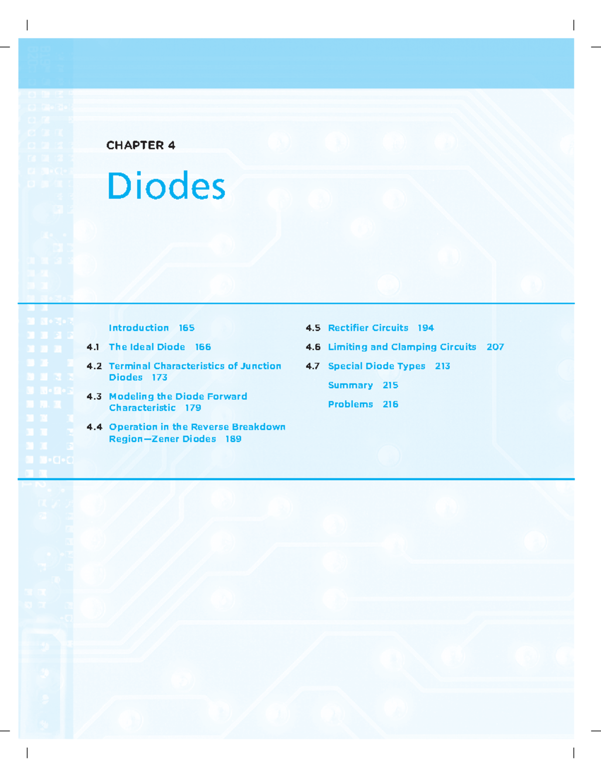 Diodes - zazaz - CHAPTER 4 Diodes Introduction 4 4 Rectifier Circuits ...